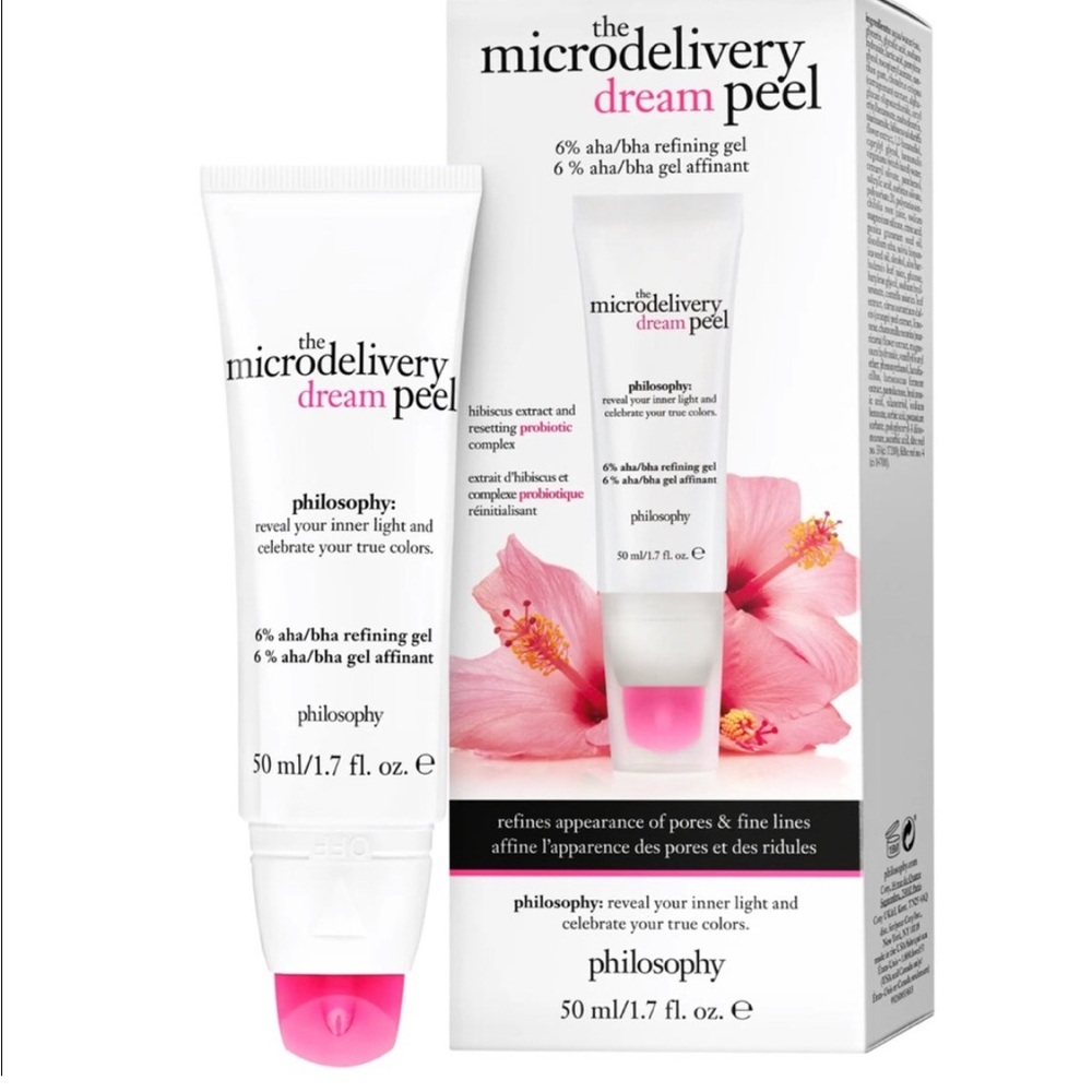 Philosophy The Microdelivery Dream Peel 1.7oz 6% aha/bah Refining Gel Hibiscus